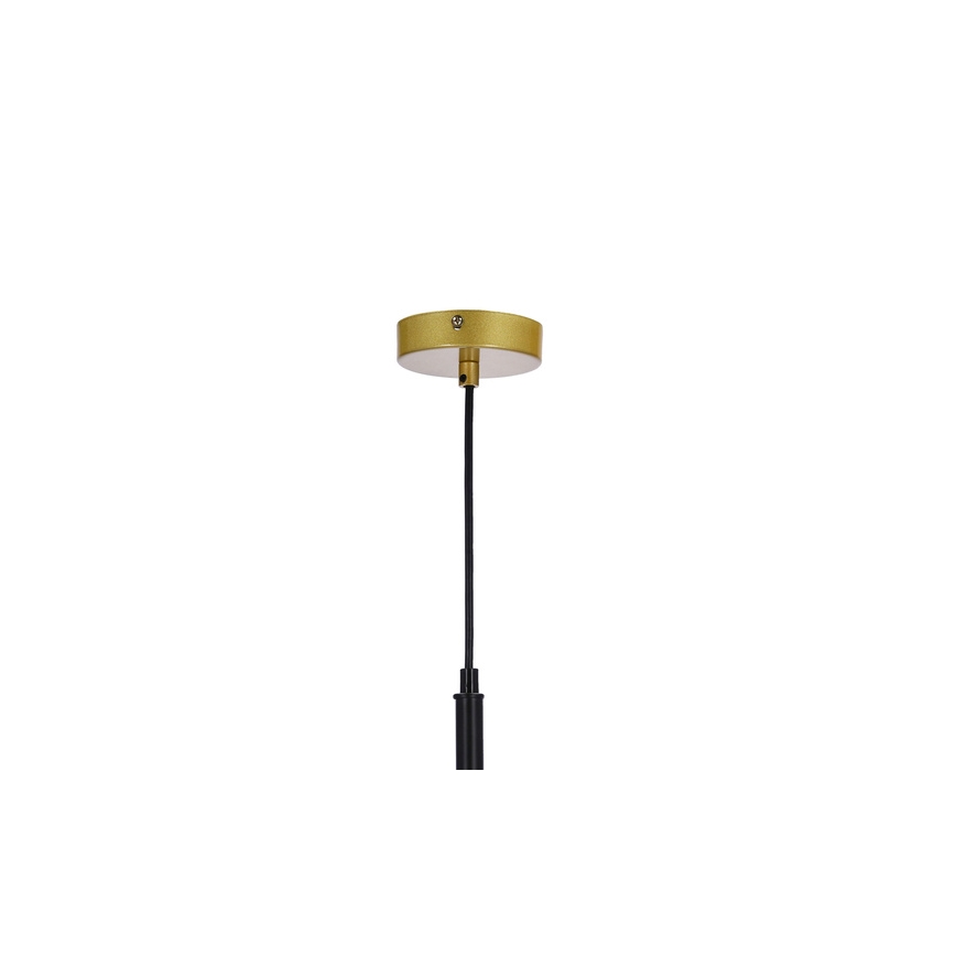 Lampadario a sospensione con filo DUO 3xE14/40W/230V oro/nero