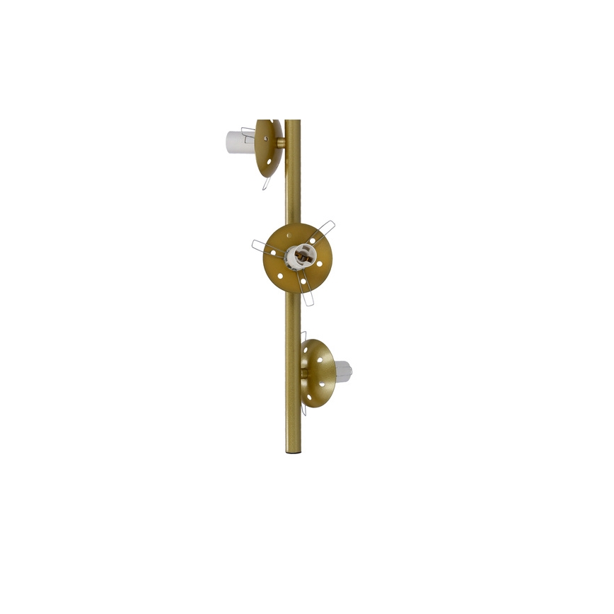 Lampadario a sospensione con filo DUO 3xE14/40W/230V oro/nero
