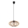 Lampadario a sospensione con filo EARTH 1xE27/60W/230V nero/beige