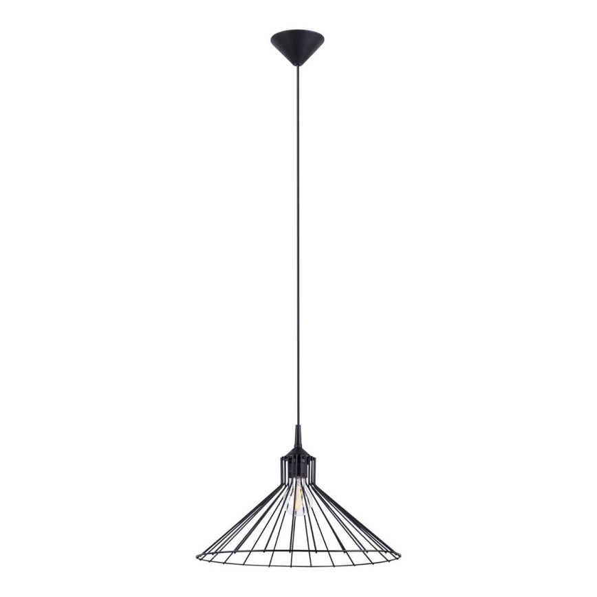 Lampadario a sospensione con filo EDA 1xE27/15W/230V nero