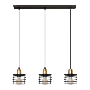 Lampadario a sospensione con filo EDISON 3xE27/15W/230V