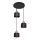 Lampadario a sospensione con filo EDISON 3xE27/15W/230V