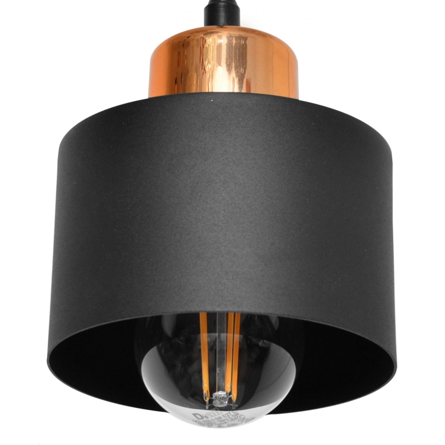 Lampadario a sospensione con filo EDISON 3xE27/15W/230V