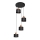 Lampadario a sospensione con filo EDISON 4xE27/15W/230V
