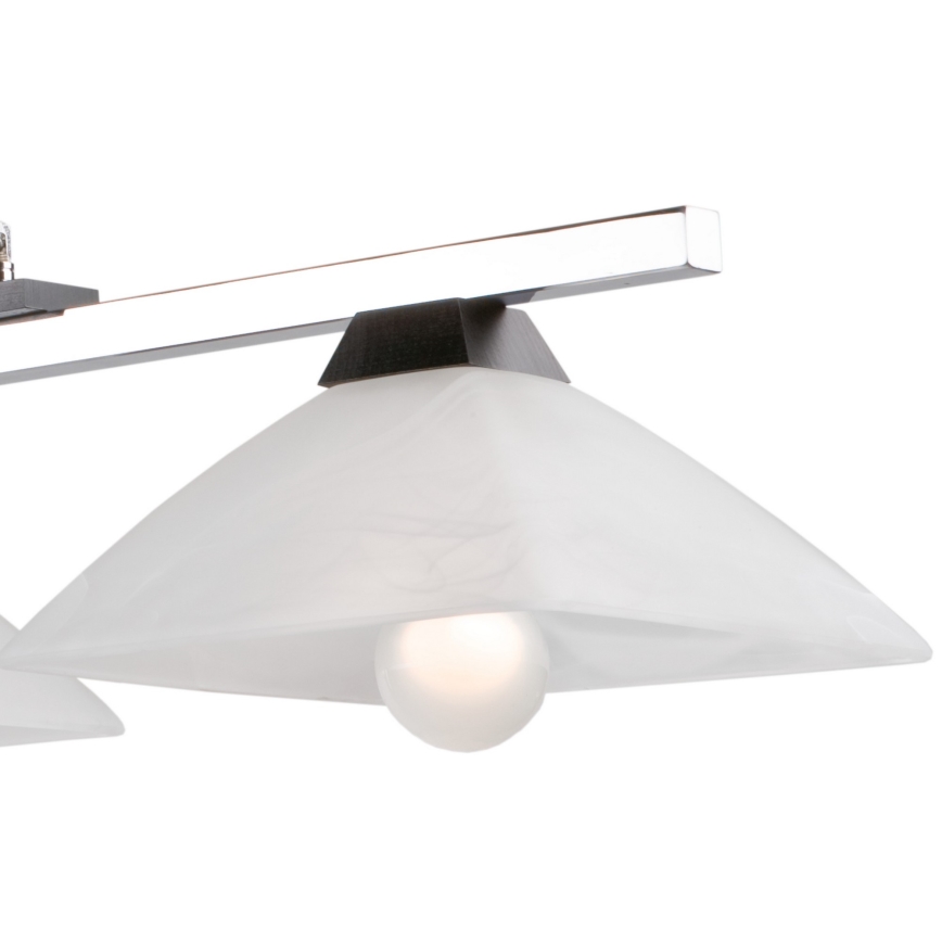 Lampadario a sospensione con filo ELA 3xE27/60W/230V faggio