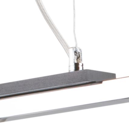 Lampadario a sospensione con filo ELA 3xE27/60W/230V faggio