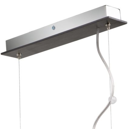 Lampadario a sospensione con filo ELA 3xE27/60W/230V faggio