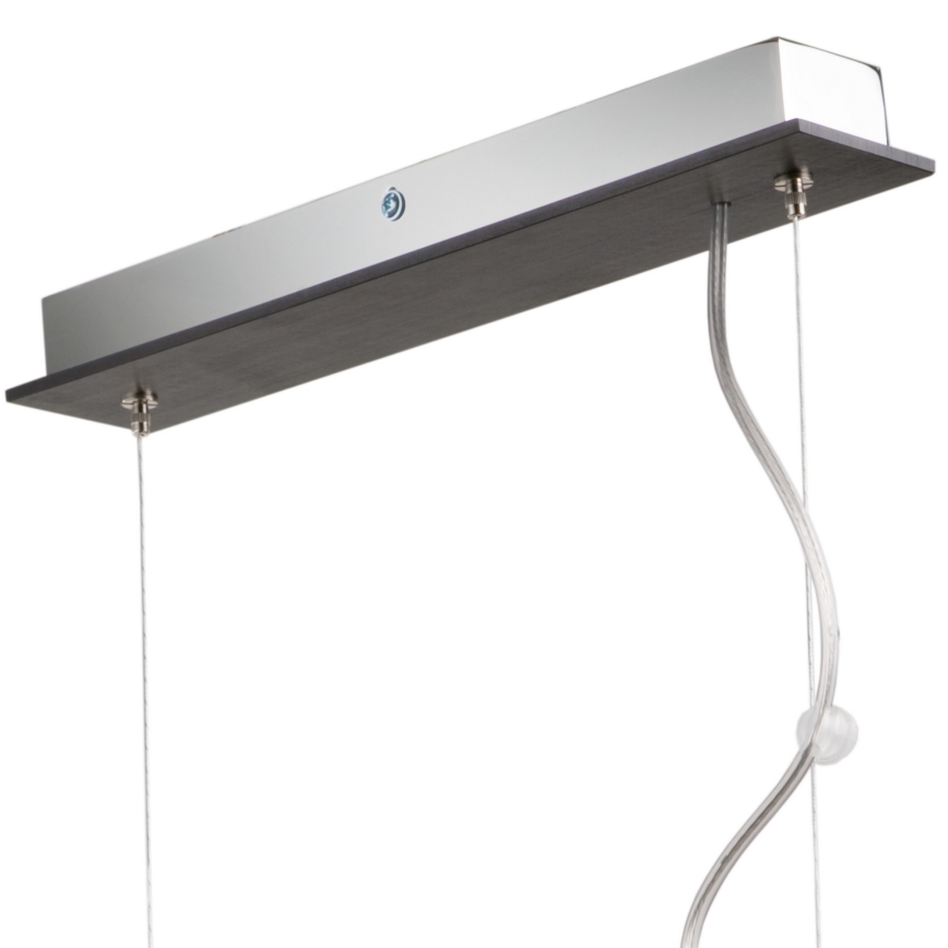 Lampadario a sospensione con filo ELA 3xE27/60W/230V faggio