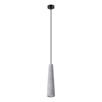 Lampadario a sospensione con filo ELECTRA 1xGU10/10W/230V calcestruzzo/grigio