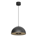 Lampadario a sospensione con filo ELGUND 1xE27/15W/230V nero
