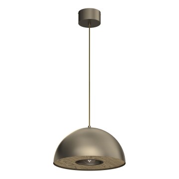 Lampadario a sospensione con filo ELGUND 1xE27/15W/230V ottone