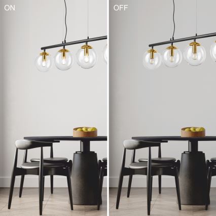 Lampadario a sospensione con filo ELOISE 4xE14/15W/230V