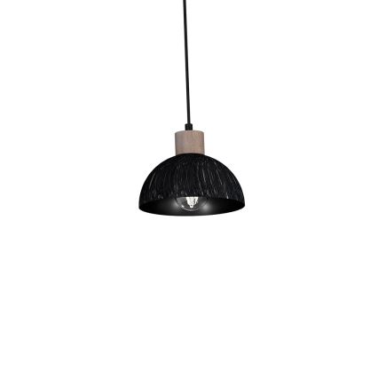 Lampadario a sospensione con filo ERIK 5xE27/60W/230V marrone/nero