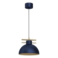 Lampadario a sospensione con filo ESTATE 1xE27/15W/230V blu