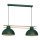 Lampadario a sospensione con filo ESTATE 2xE27/15W/230V verde