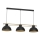 Lampadario a sospensione con filo ESTATE 3xE27/15W/230V nero