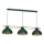 Lampadario a sospensione con filo ESTATE 3xE27/15W/230V verde