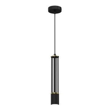 Lampadario a sospensione con filo ESTILO 1xGU10/40W/230V nero