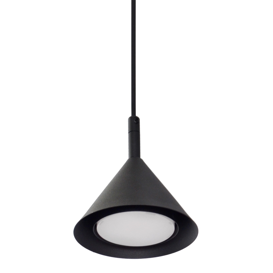 Lampadario a sospensione con filo ETNA 3xGX53/10W/230V ragno nero