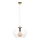 Lampadario a sospensione con filo EVEL 1xE27/60W/230V oro