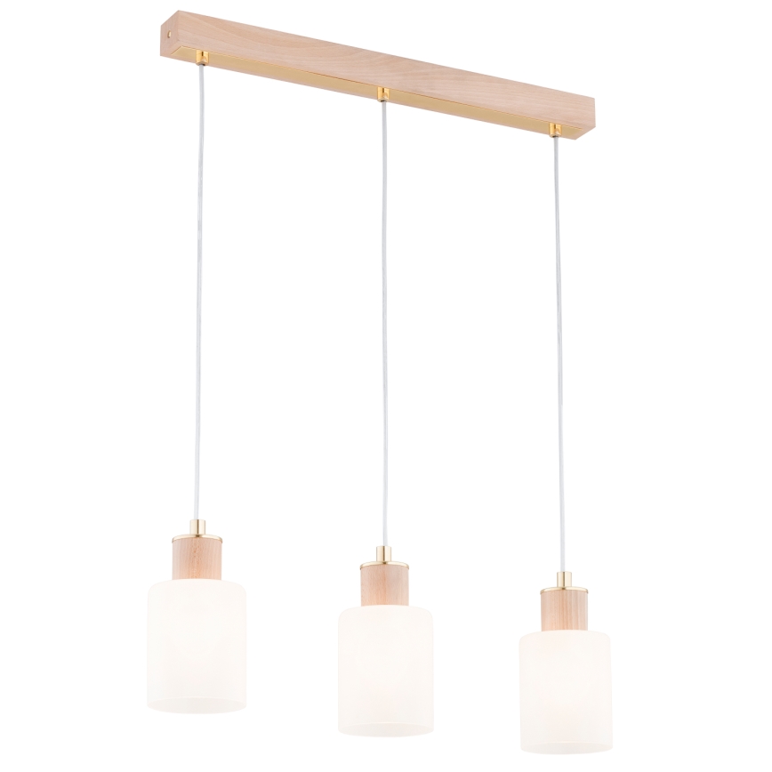 Lampadario a sospensione con filo EVIC 3xE27/60W/230V