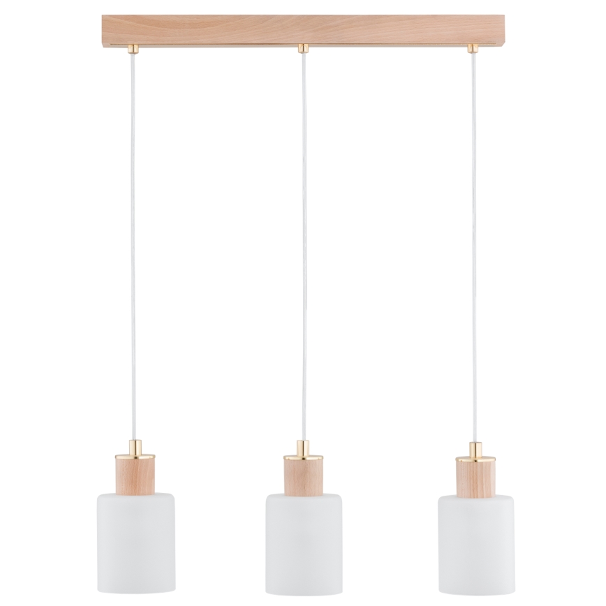 Lampadario a sospensione con filo EVIC 3xE27/60W/230V