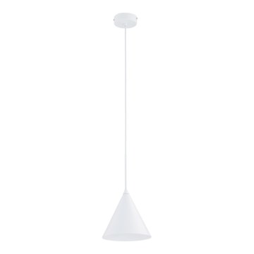 Lampadario a sospensione con filo FABO 1xE27/15W/230V bianco