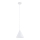 Lampadario a sospensione con filo FABO 1xE27/15W/230V bianco