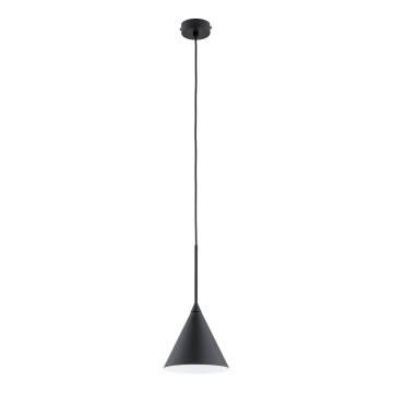 Lampadario a sospensione con filo FABO 1xE27/15W/230V nero