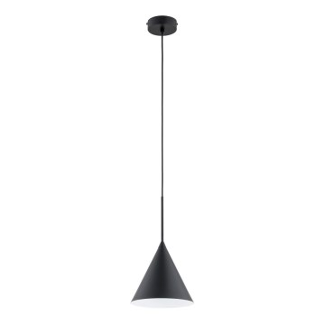 Lampadario a sospensione con filo FABO 1xE27/15W/230V nero