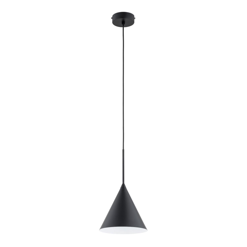 Lampadario a sospensione con filo FABO 1xE27/15W/230V nero