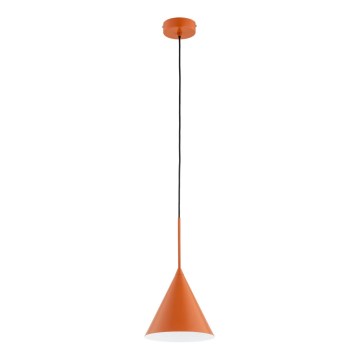 Lampadario a sospensione con filo FABO 1xE27/15W/230V rame