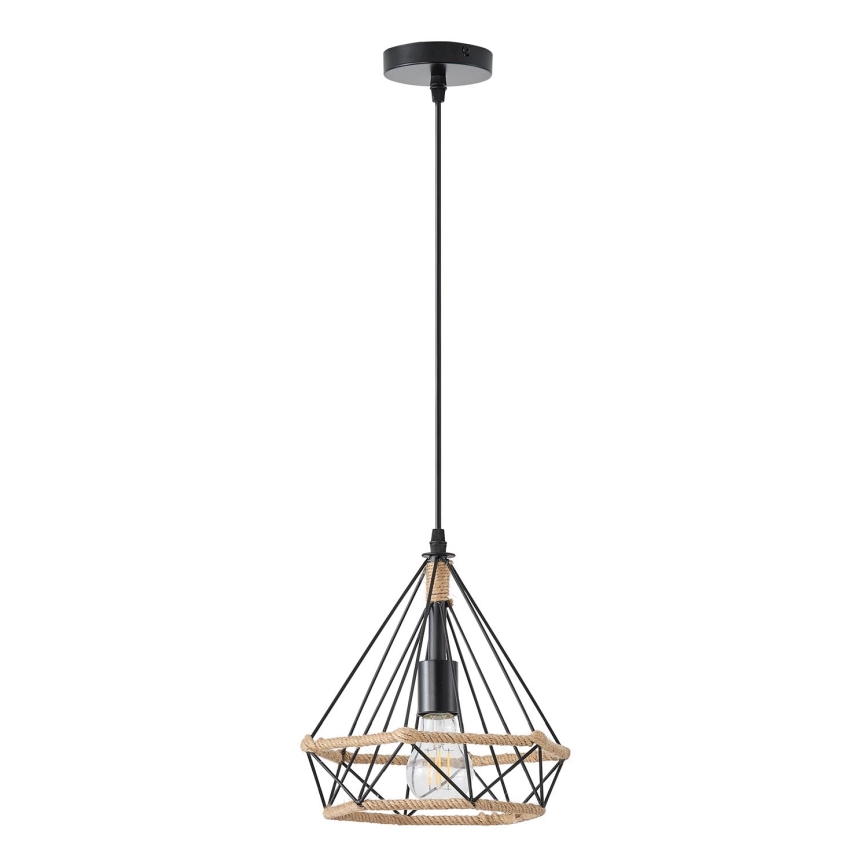 Lampadario a sospensione con filo FLARE 1xE27/15W/230V diametro 25 cm beige