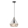 Lampadario a sospensione con filo FLARE 1xE27/15W/230V diametro 25 cm beige