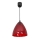 Lampadario a sospensione con filo FLASH 1xE27/60W/230V rosso