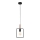 Lampadario a sospensione con filo FRAME 1xE27/60W/230V nero