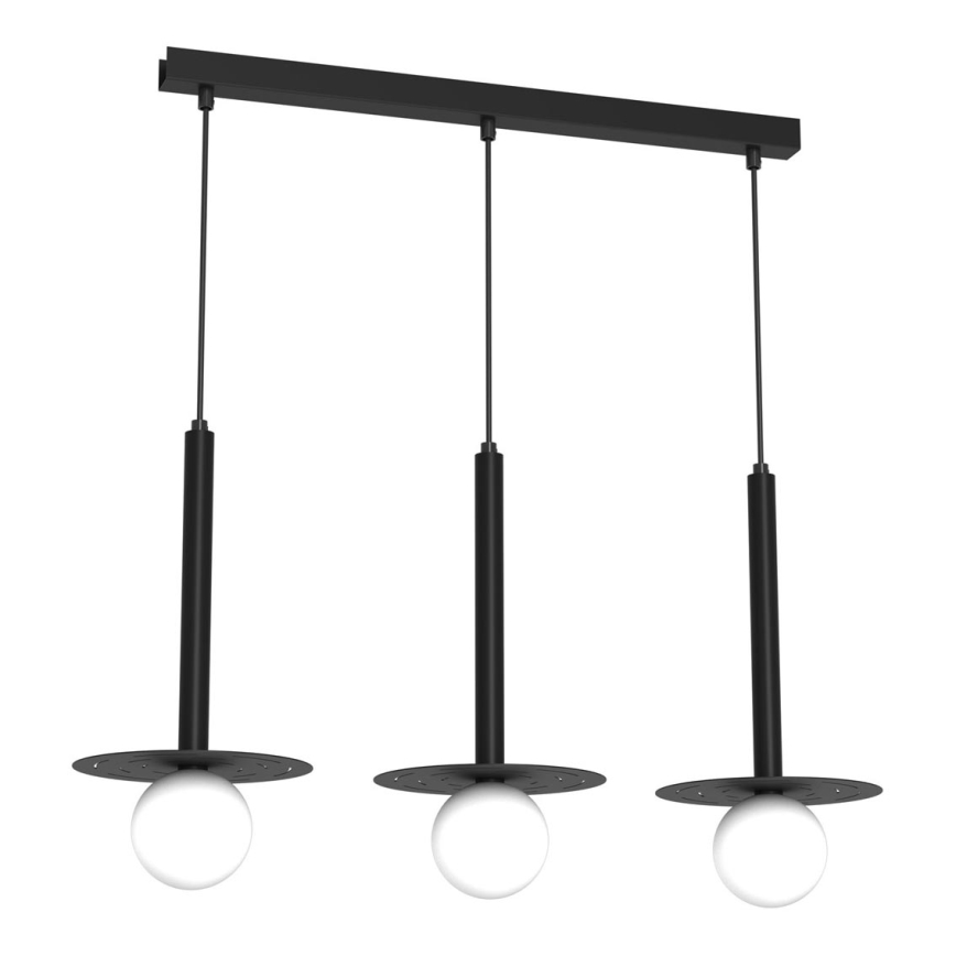 Lampadario a sospensione con filo FUTURA 3xG9/7W/230V nero