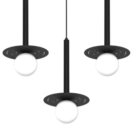 Lampadario a sospensione con filo FUTURA 3xG9/7W/230V nero