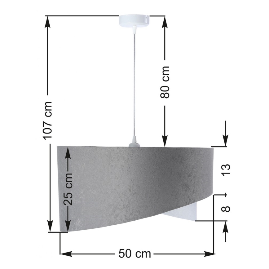Lampadario a sospensione con filo GALAXY 1xE27/60W/230V