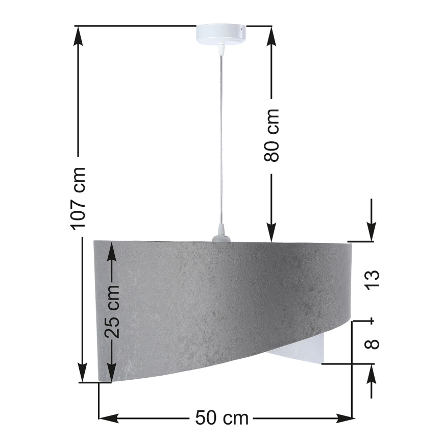 Lampadario a sospensione con filo GALAXY 1xE27/60W/230V