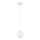 Lampadario a sospensione con filo GAMA 1xG9/12W/230V bianco