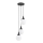 Lampadario a sospensione con filo GEMINI 3xE14/40W/230V