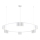 Lampadario a sospensione con filo GENESIS 15xGU10/8W/230V bianco