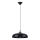 Lampadario a sospensione con filo GINA 1xE27/15W/230V diametro 38 cm nero