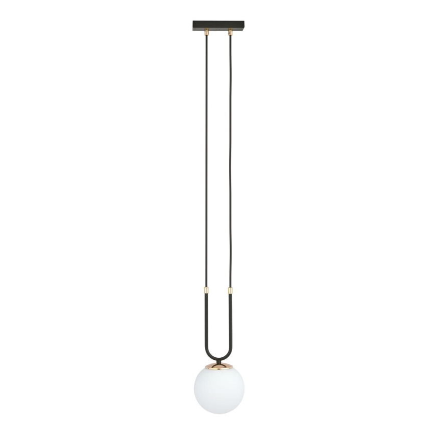 Lampadario a sospensione con filo GLAM 1xE14/10W/230V nero