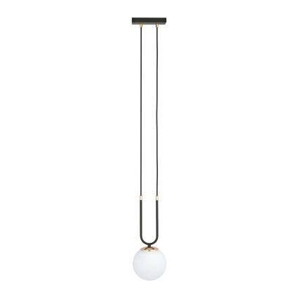 Lampadario a sospensione con filo GLAM 1xE14/10W/230V nero