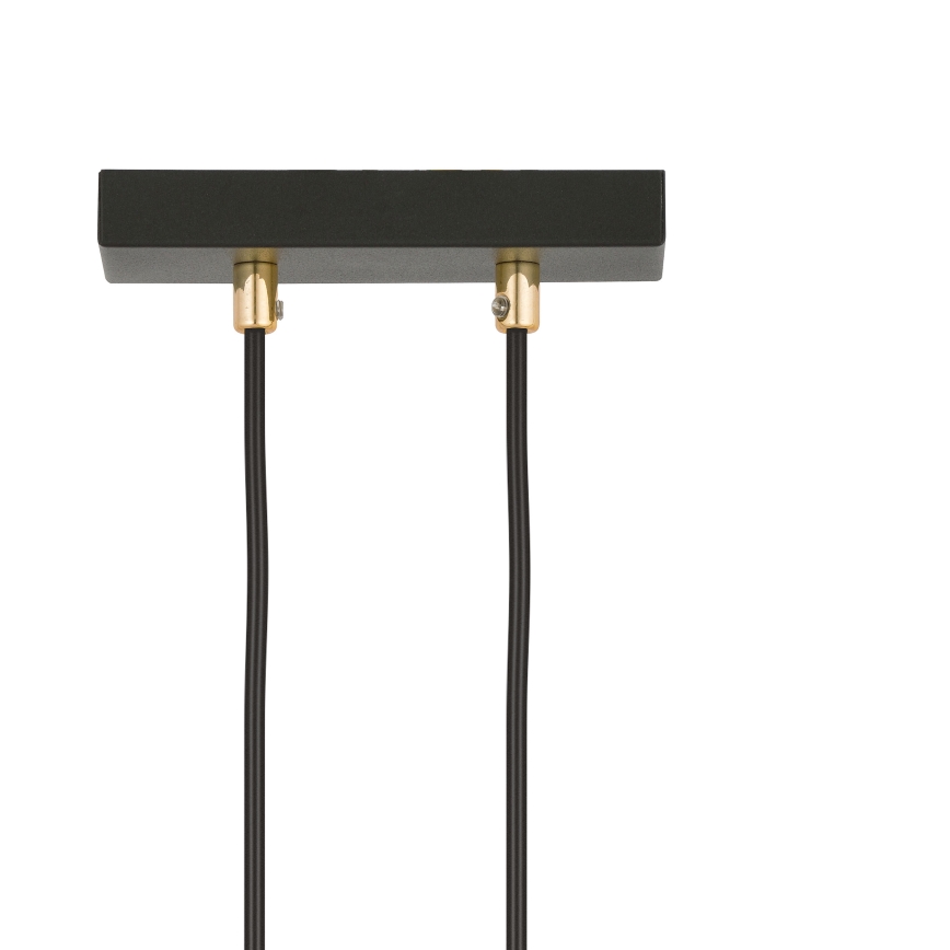Lampadario a sospensione con filo GLAM 1xE14/10W/230V nero