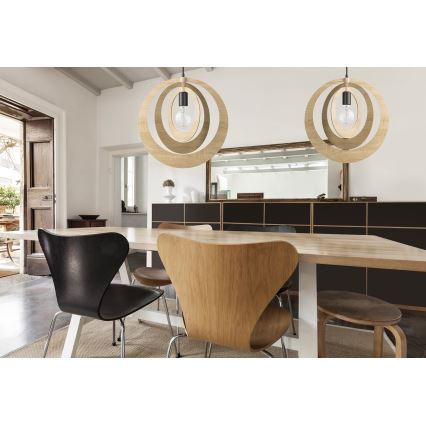 Lampadario a sospensione con filo GLAM 1xE27/60W/230V