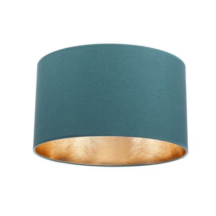 Lampadario a sospensione con filo GLEAM 1xE27/60W/230V turchese/oro