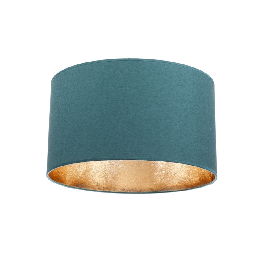 Lampadario a sospensione con filo GLEAM 1xE27/60W/230V turchese/oro
